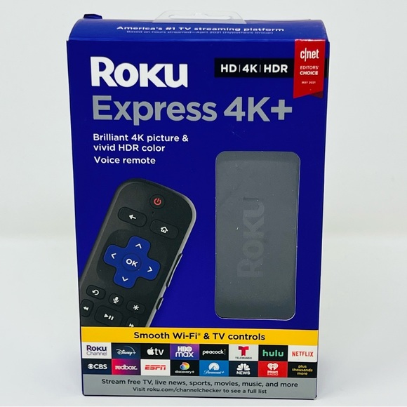 Roku Express HD 4k + Roku Voice Remote BRAND NEW